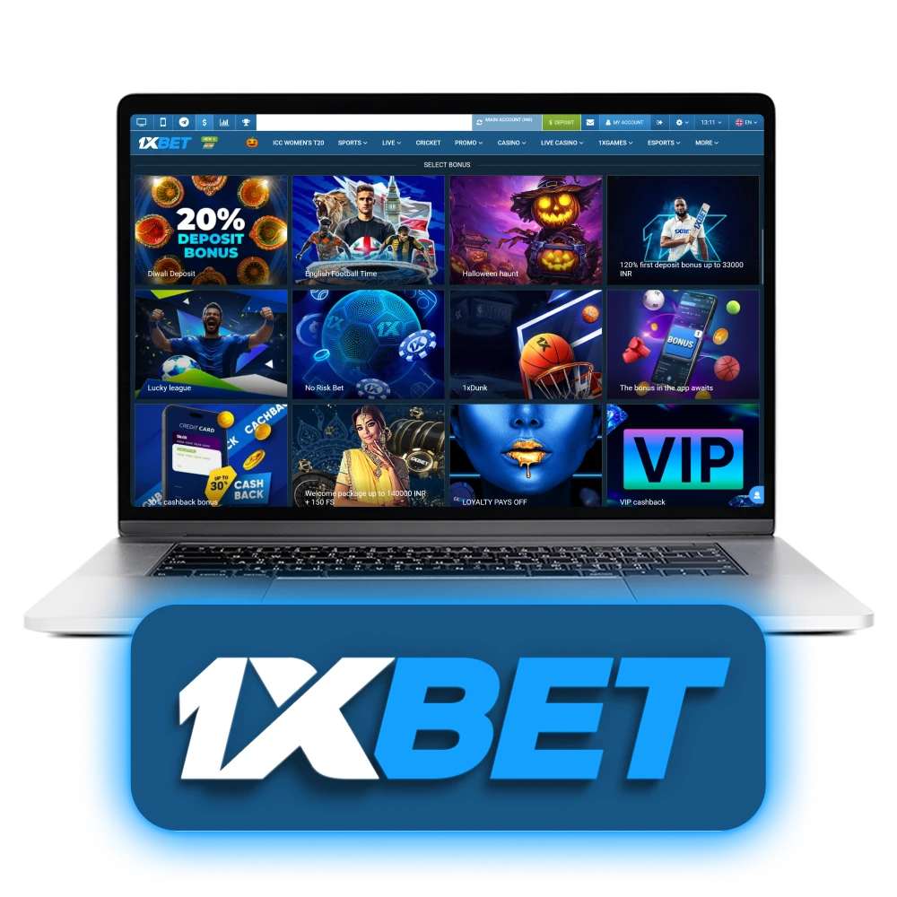 1xBet bonuses and promotions.