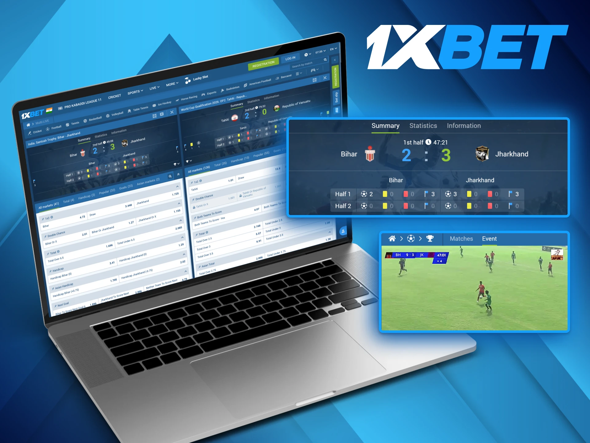 With the live betting section on 1xBet, clients can enjoy placing bets on their favorite sports in real time.