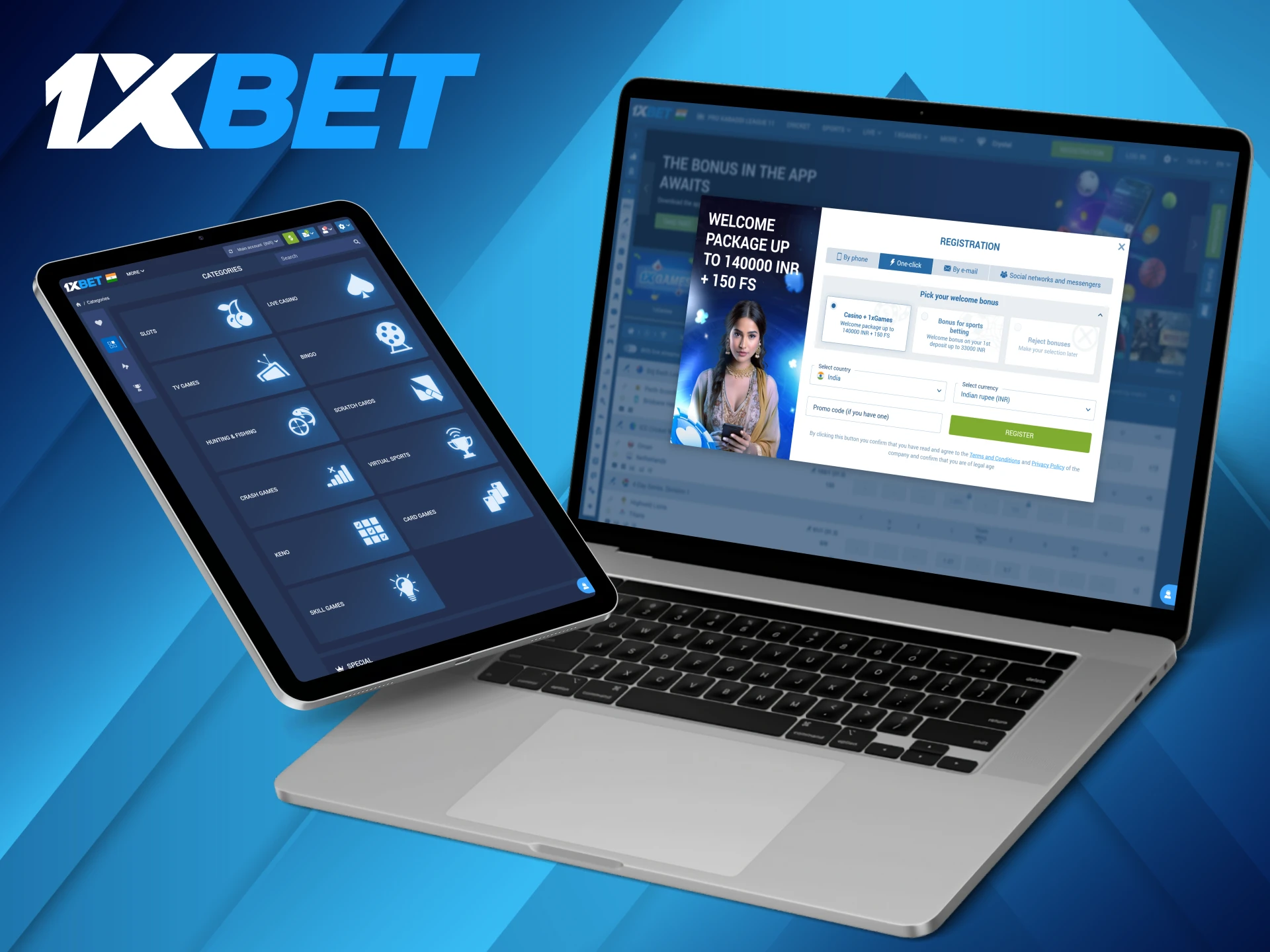 1xBet makes it simple for users to begin their casino game journey with quick and user-friendly registering and deposit processes.