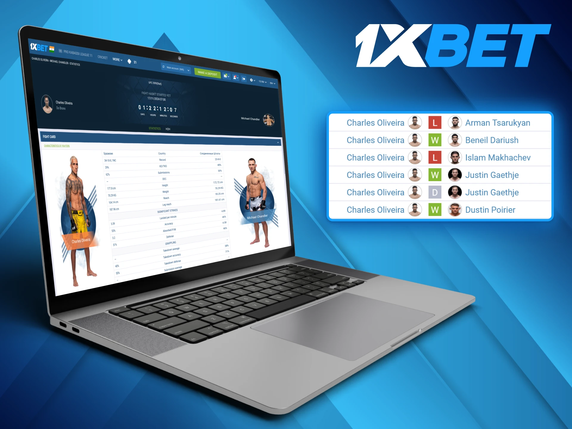 The 1xBet platform offers a wide range of user-friendly options for Ufc betting.