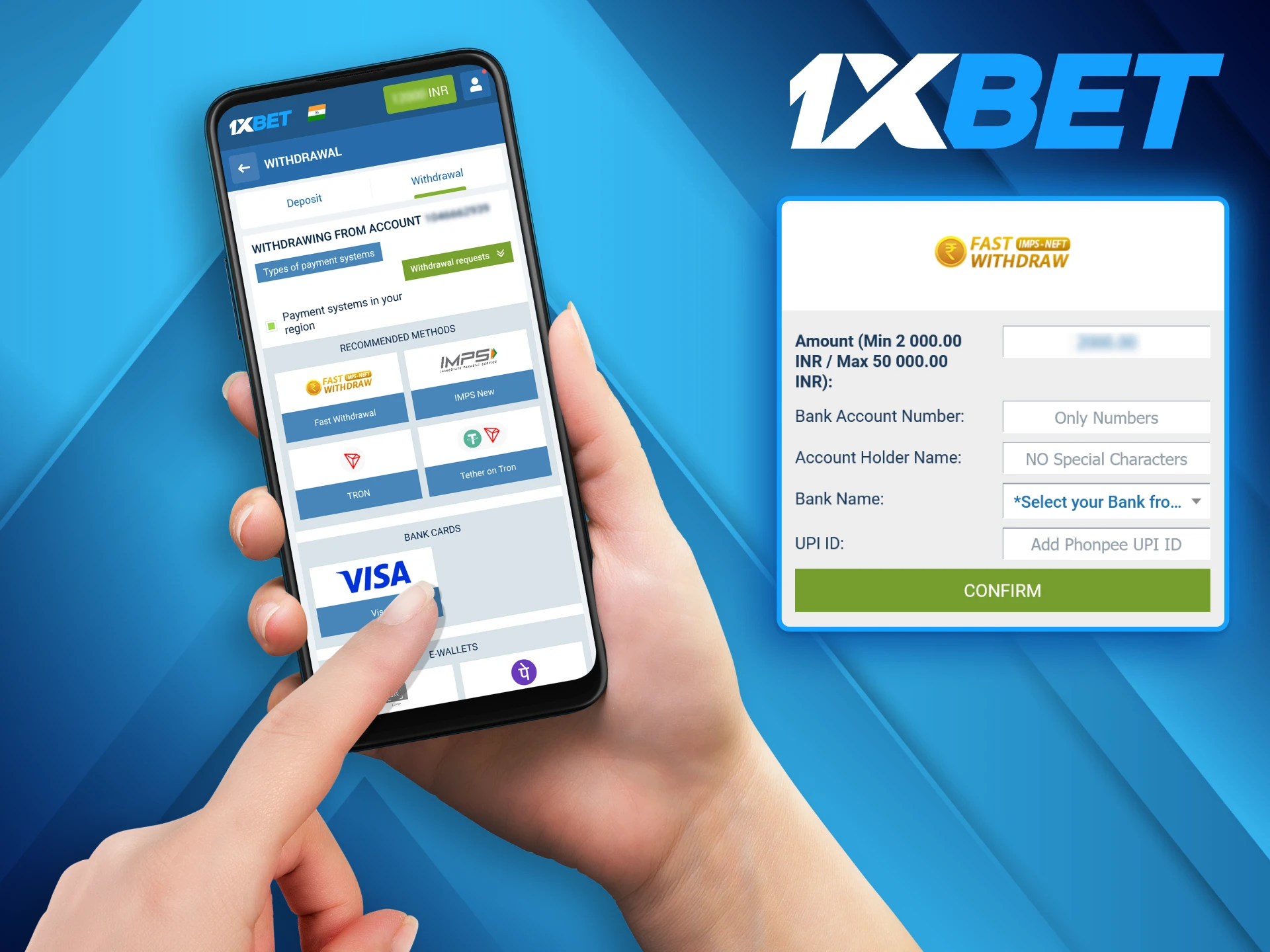 Withdrawing winnings via the 1xBet app is a good option for gamblers who prefer to play on their mobile devices.