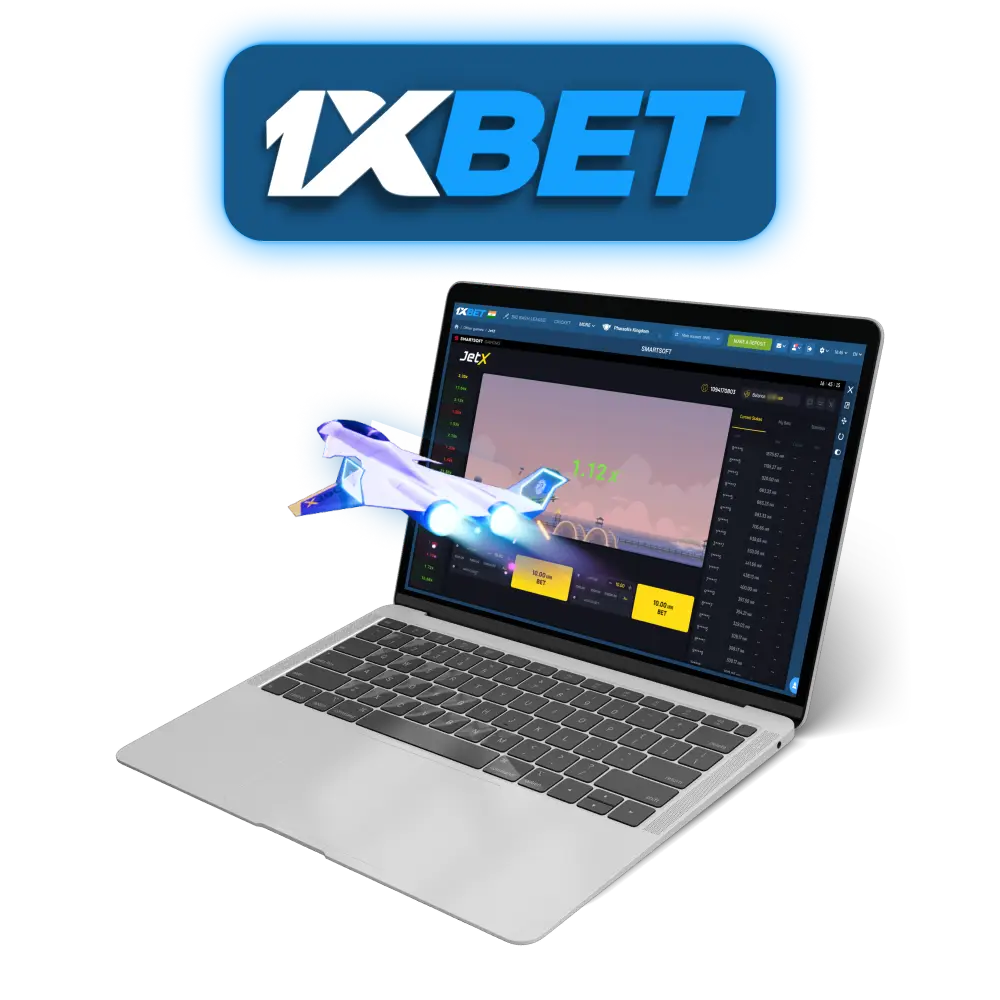 Enjoy playing the JetX game on the 1xBet website.