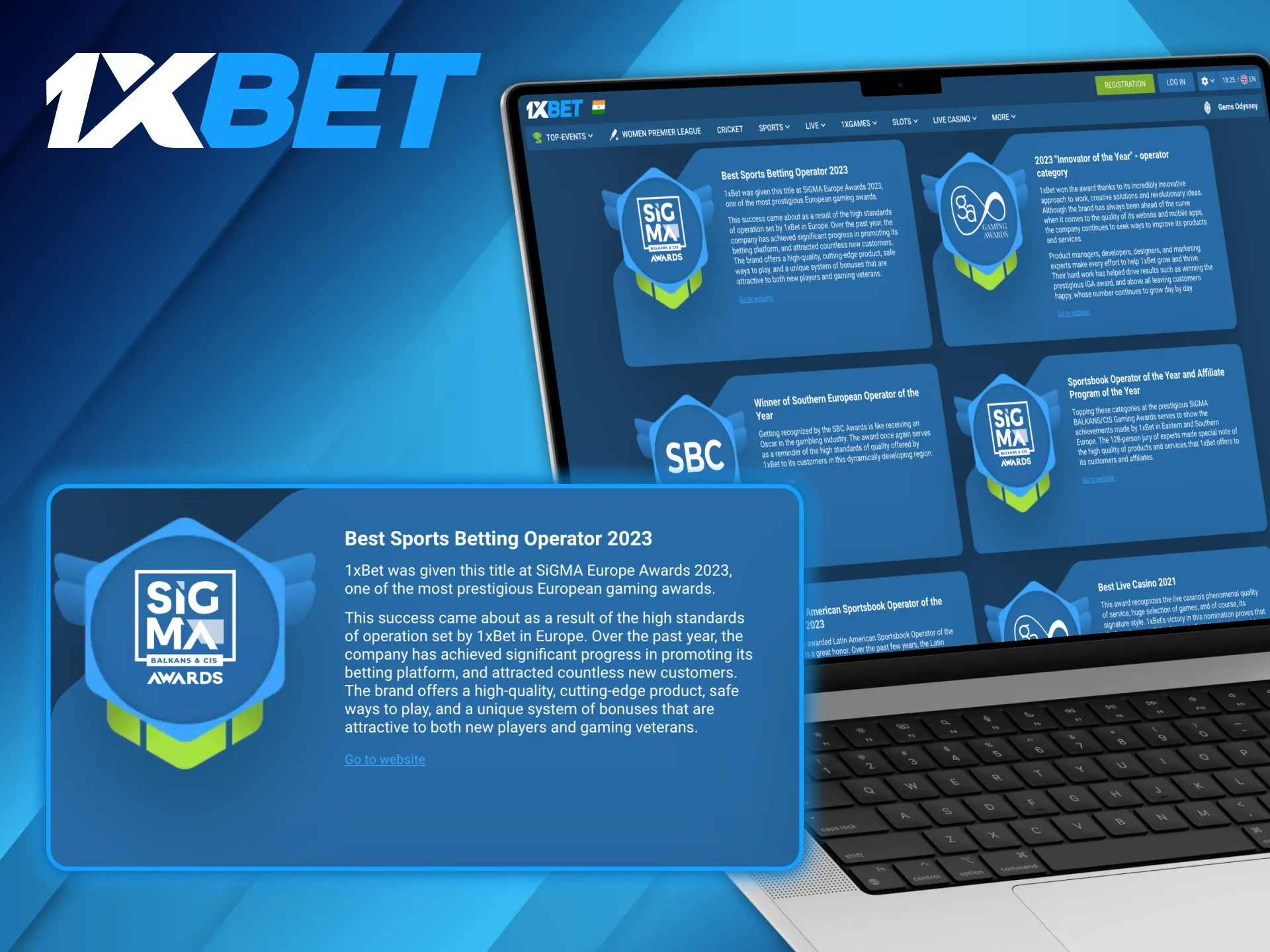 The most prominent European gaming awards presented this honour to 1xBet.