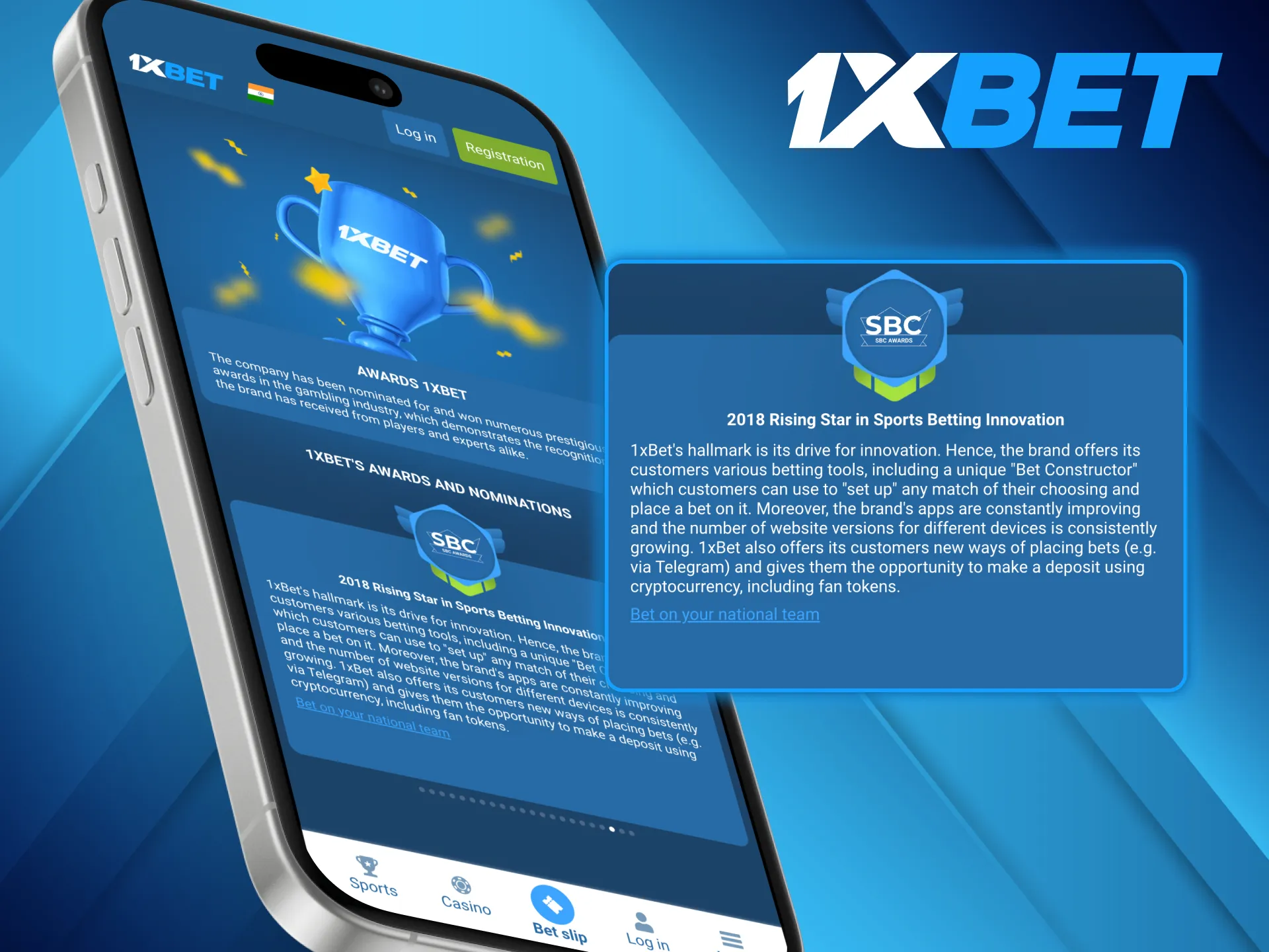 The company 1xBet provides gamblers with a range of technological betting options.