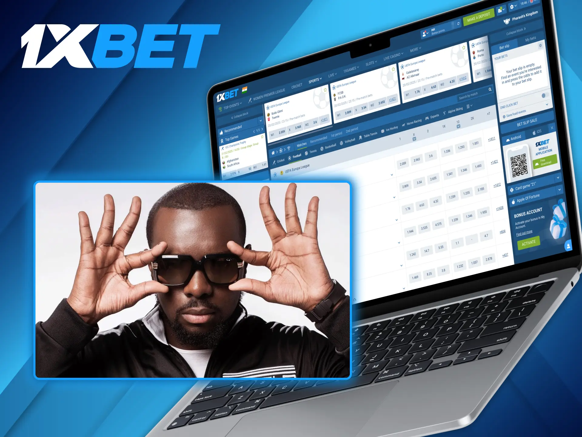 1xBet is delighted to cooperate with Gims.