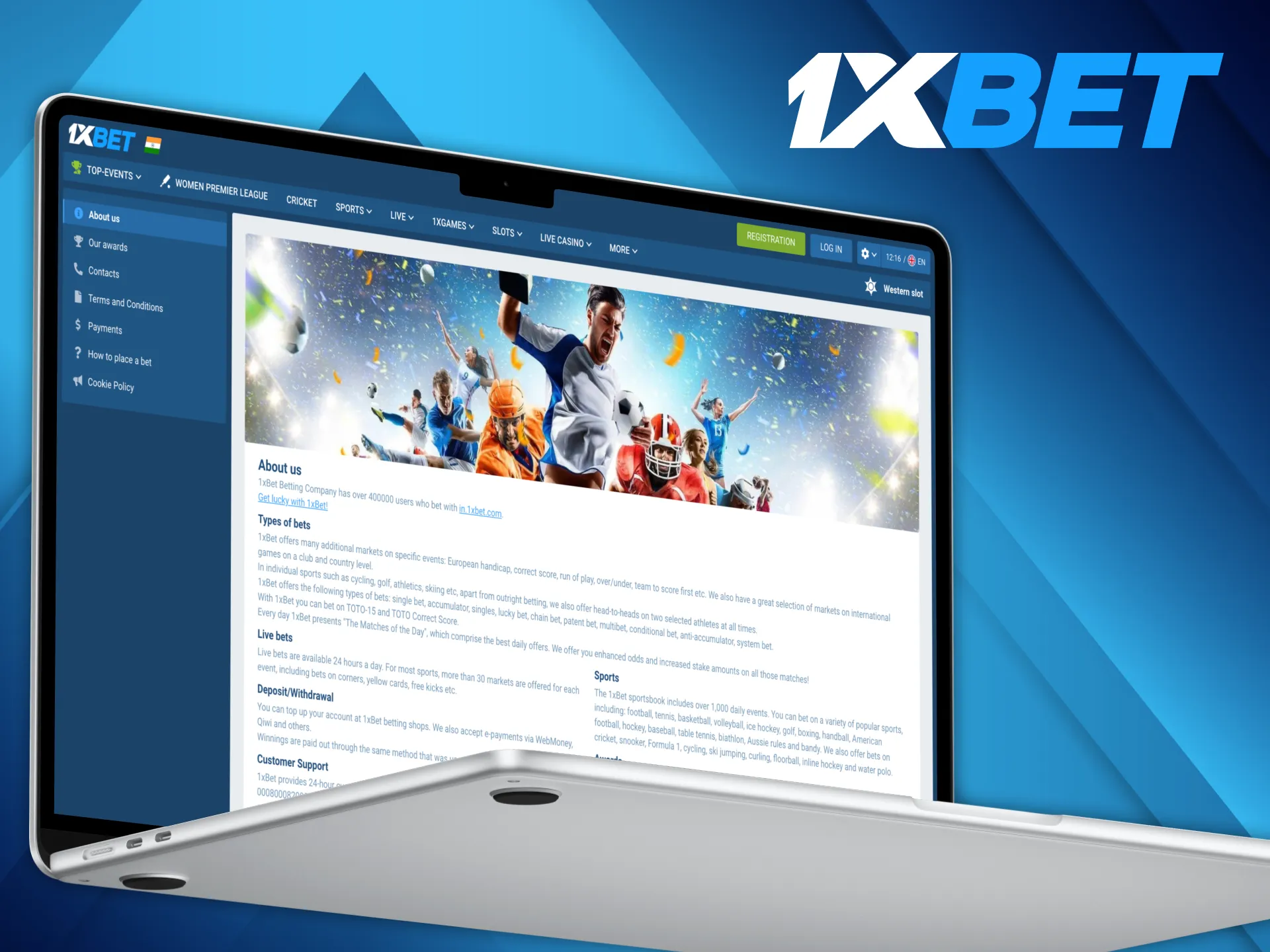 1xBet is a global online gaming platform.