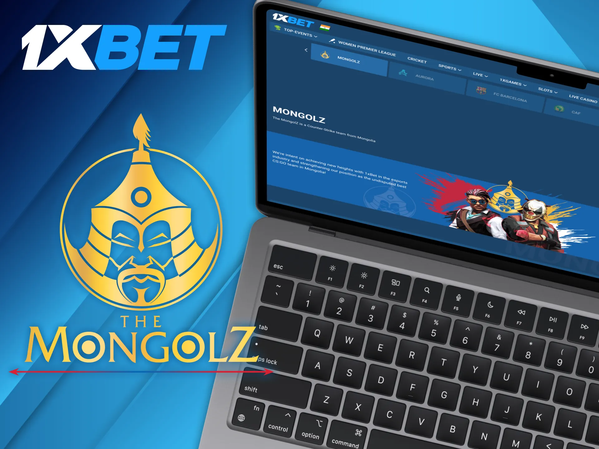 1xBet participates in the development of MongolZ at the highest level.