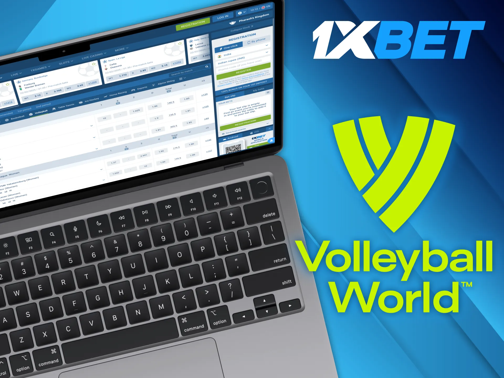 Volleyball World is an official partner with 1xBet.